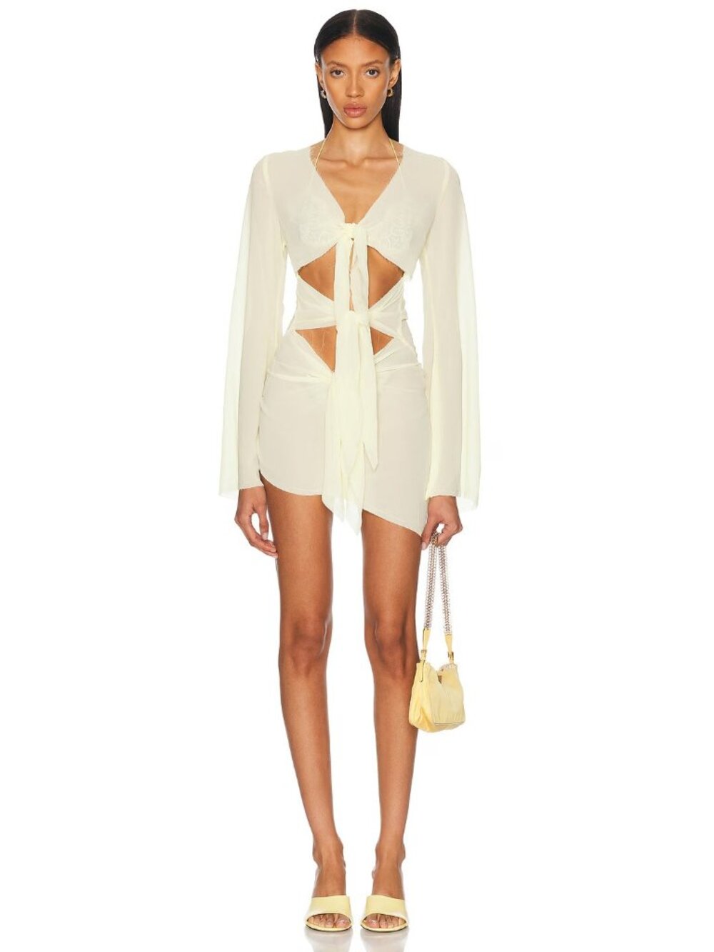 Bananhot Maci Mini Dress in Daisy Yellow